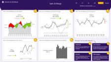 Overview pagina dashboard sales & marge Power BI